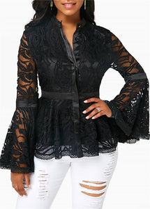 Blouse en Dentelle Casual