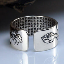 Charger l&#39;image dans la galerie, Bague de lotus en argent
